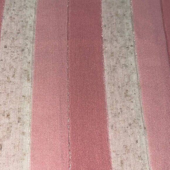 Knit fabric pink and white stripe 38" x60" - Picture 3 of 7
